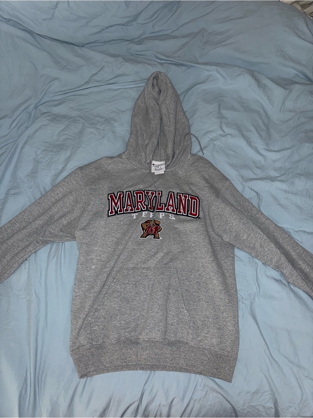 Champion Gray Maryland Terrapins Crewneck Sweatshirt